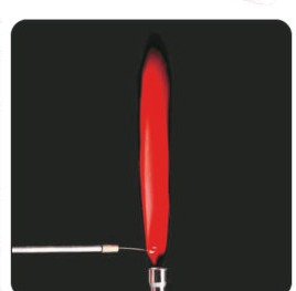 Fig 19.3: Strontium flame